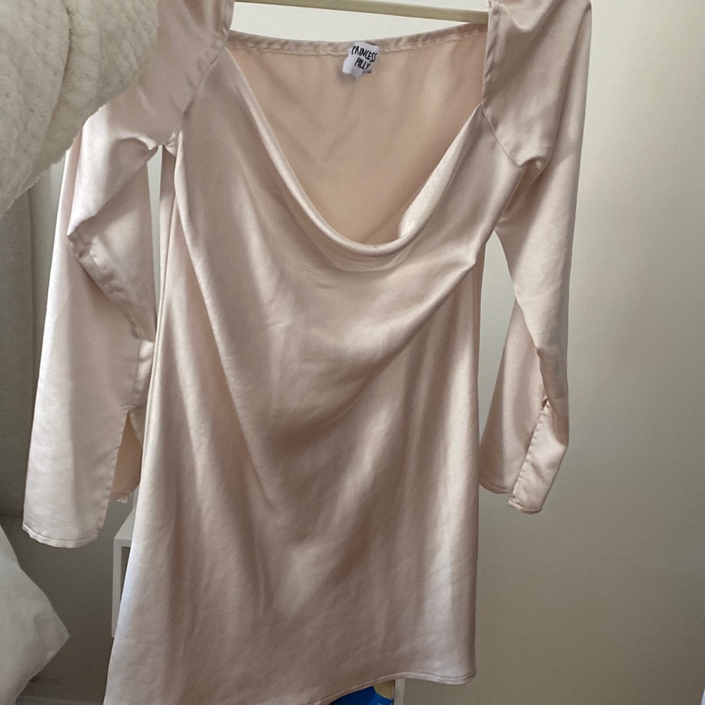 Princess polly champagne color dress